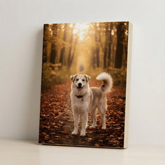 Mockup canvas #view-dog