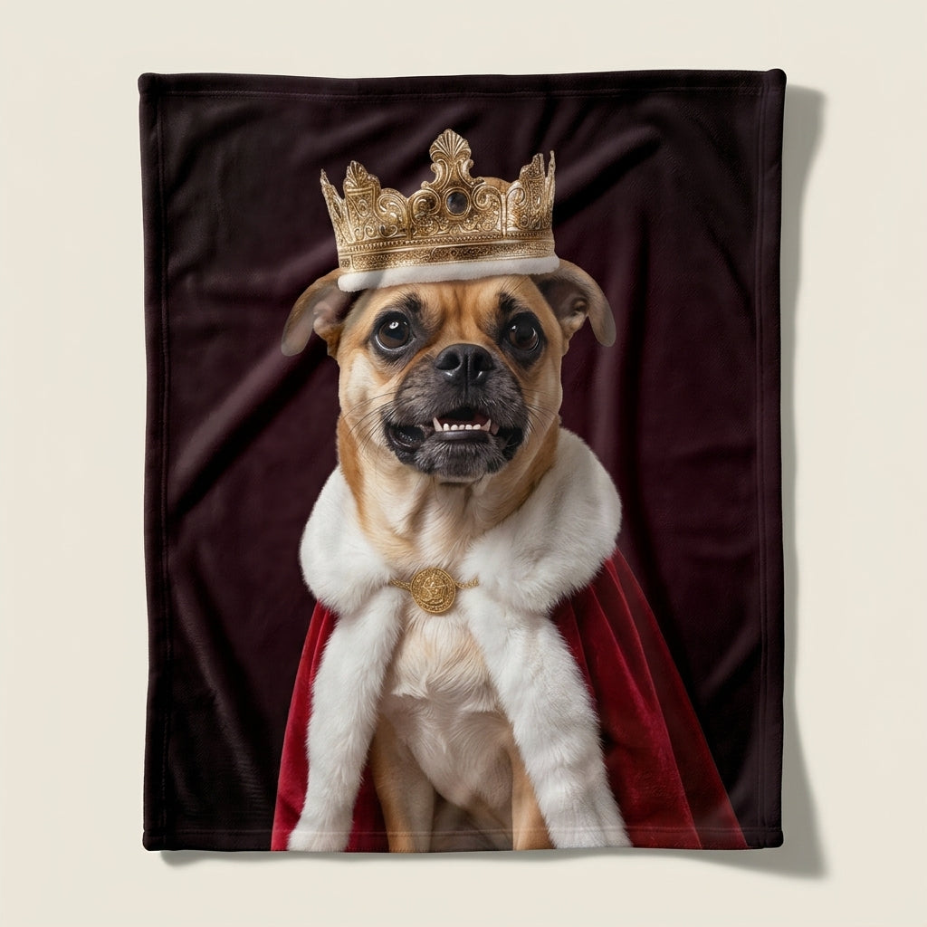 Mockup blanket #view-dog