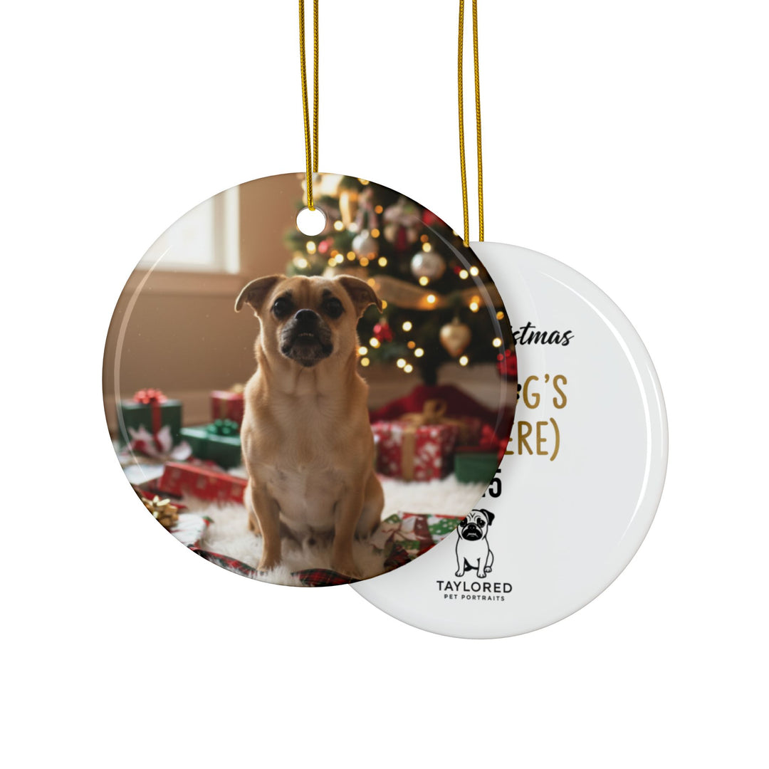 Decorative Ceramic Ornaments, Double-Sided (1pc, 3pcs, 5pcs, 10pcs)