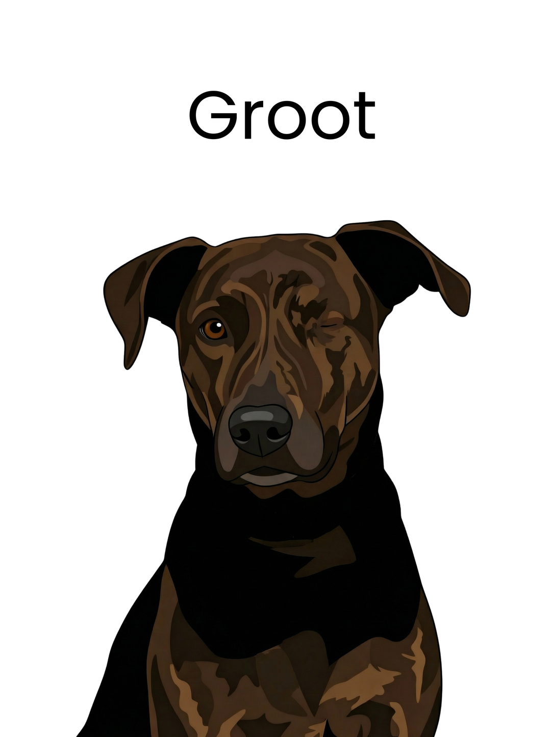 Pet Portrait Canvas Print + 5 Digital Files