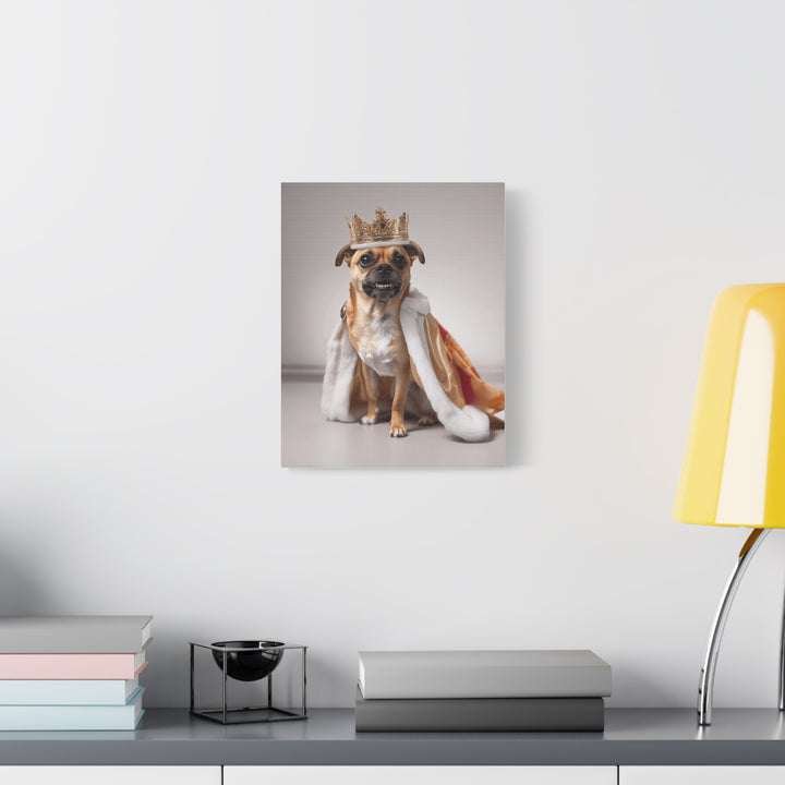 Themed Pet Portrait Canvas Print