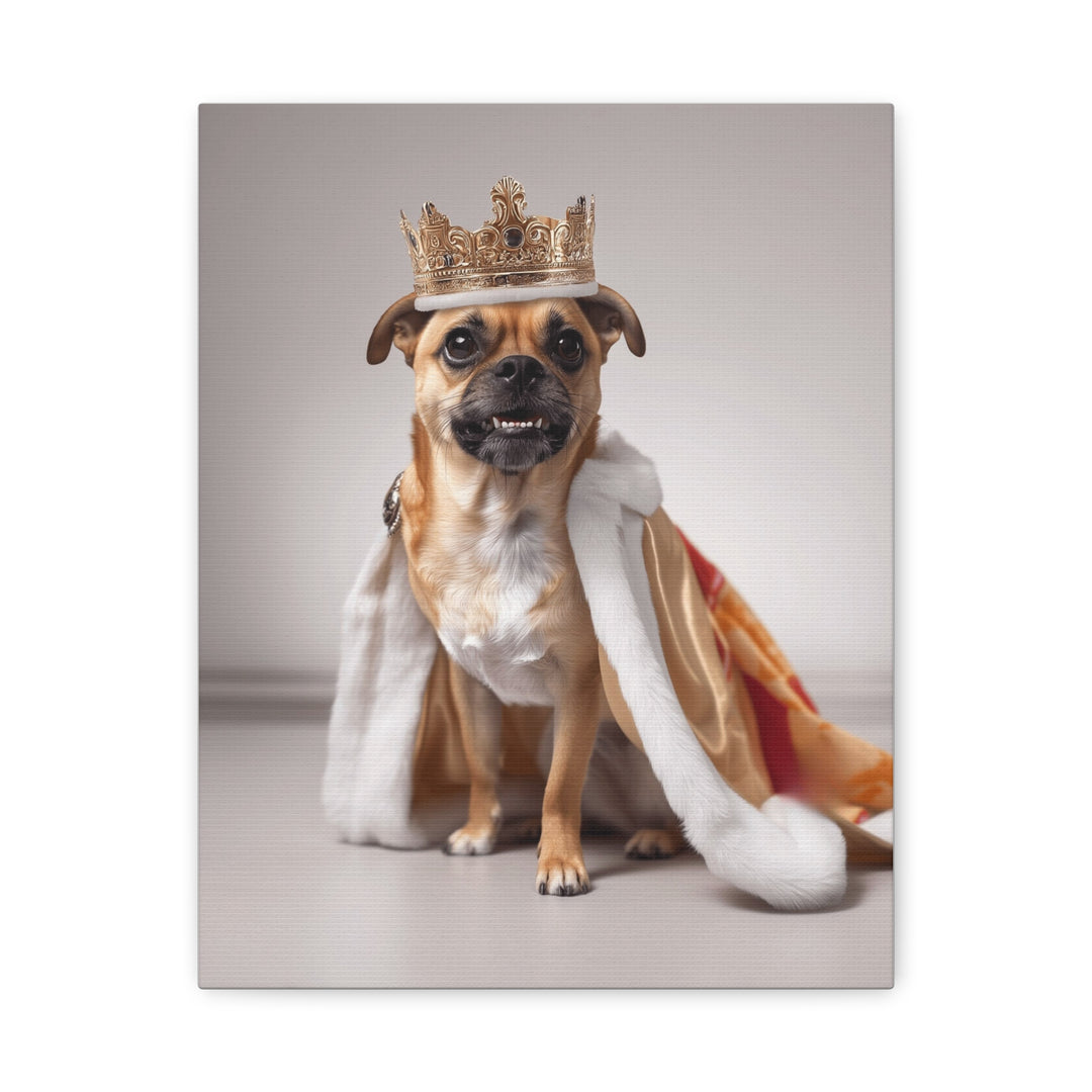 Themed Pet Portrait Canvas Print