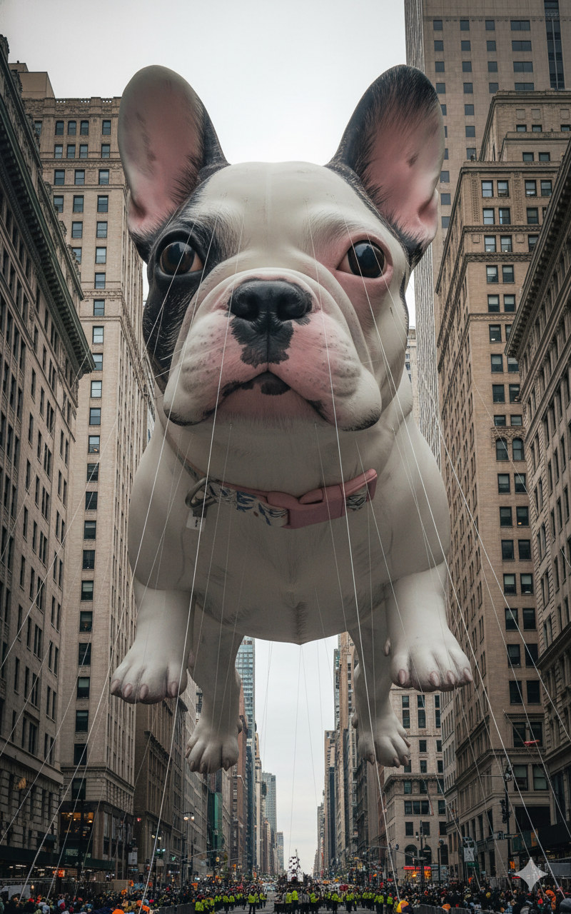 Thanksgiving Day Parade Float Pet Portrait
