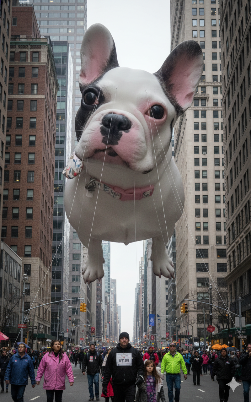 Thanksgiving Day Parade Float Pet Portrait