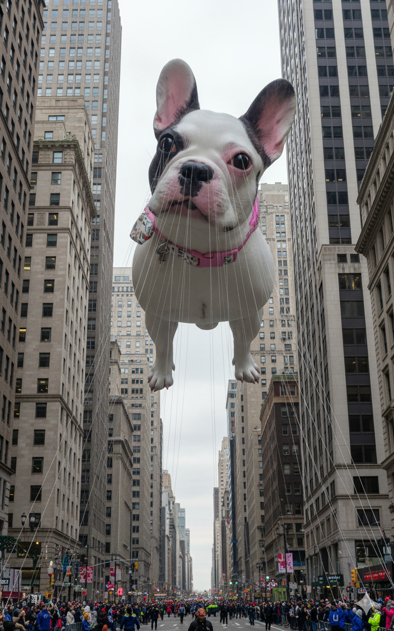 Thanksgiving Day Parade Float Pet Portrait