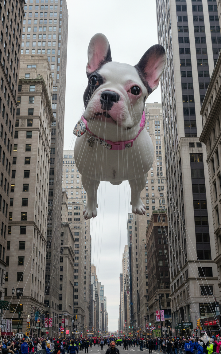 Thanksgiving Day Parade Float Pet Portrait