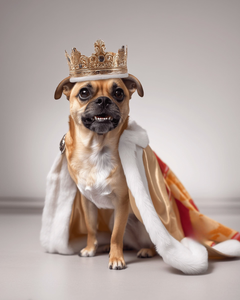 Royalty pet portrait - royal portrait 2 #view-dog